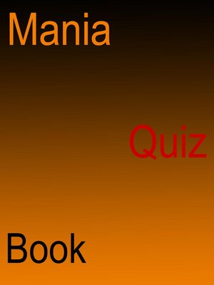 cover image of The Mania Quiz Book